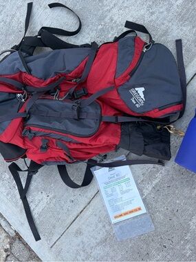 Gregory Red and Gray womens Backpack - Deva 60 Style